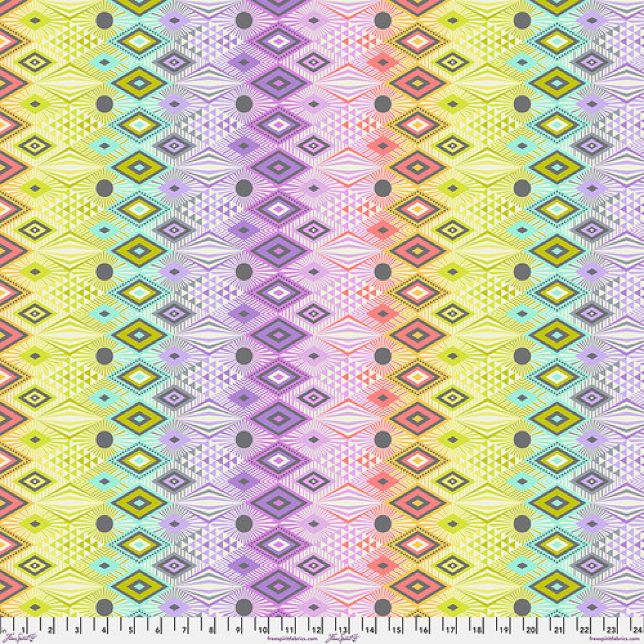 Tula Pink - Tabby Road Deja` Vu - Disco Lucy - Prism